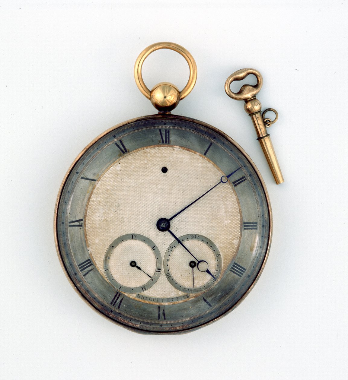 Zlaté hodinky s klíčem vlastněné Napoleonem, kolem roku 1815 (zlato a jiné kovy) od Abraham Louis Breguet