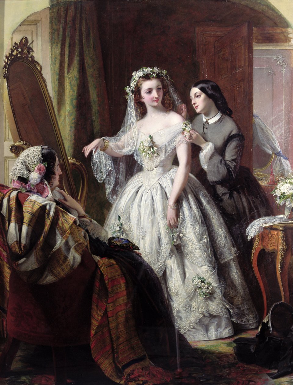 Nevěsta, 1856 (viz také 112995) od Abraham Solomon