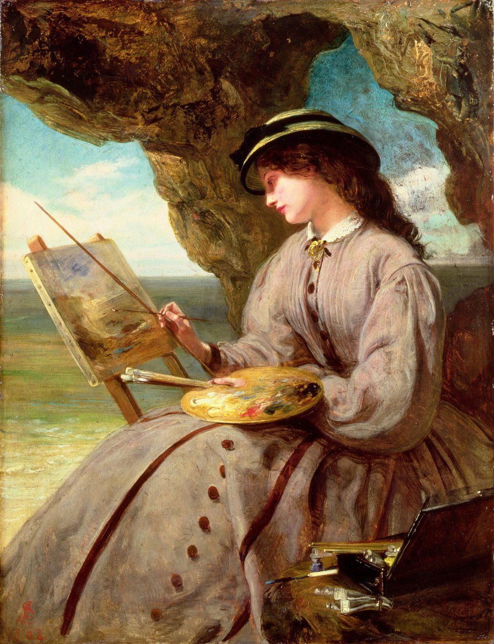 The Fair Amateur, 1862 od Abraham Solomon