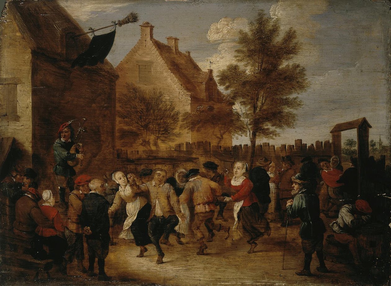 Venkovské hody od Abraham Teniers