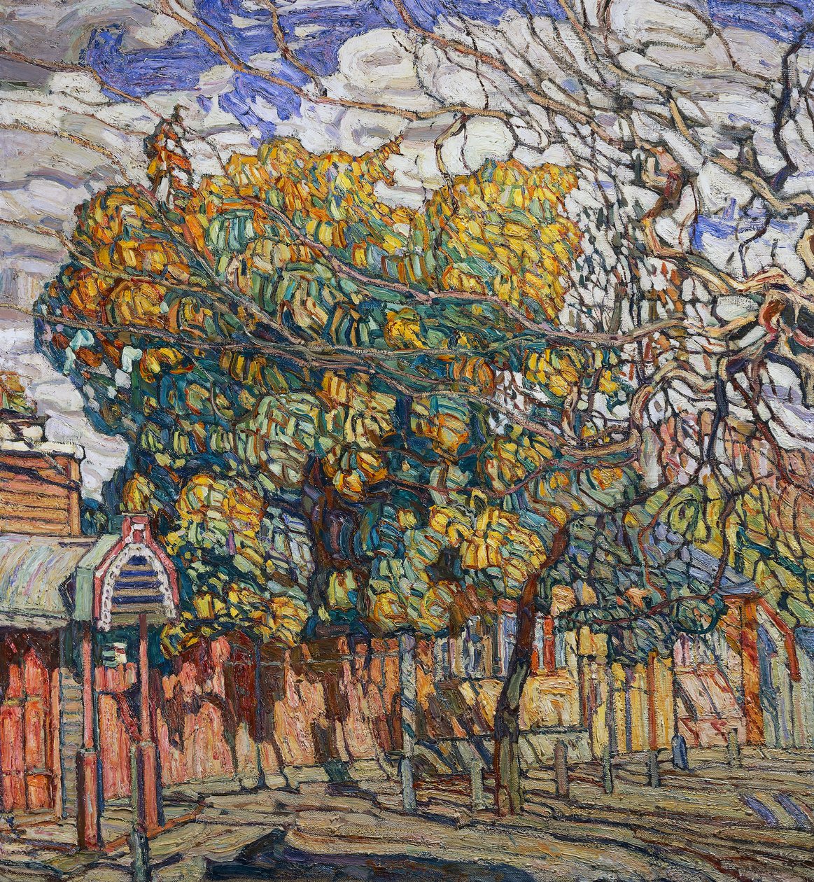 Panoráma města od Abraham Anshelovich Manievich