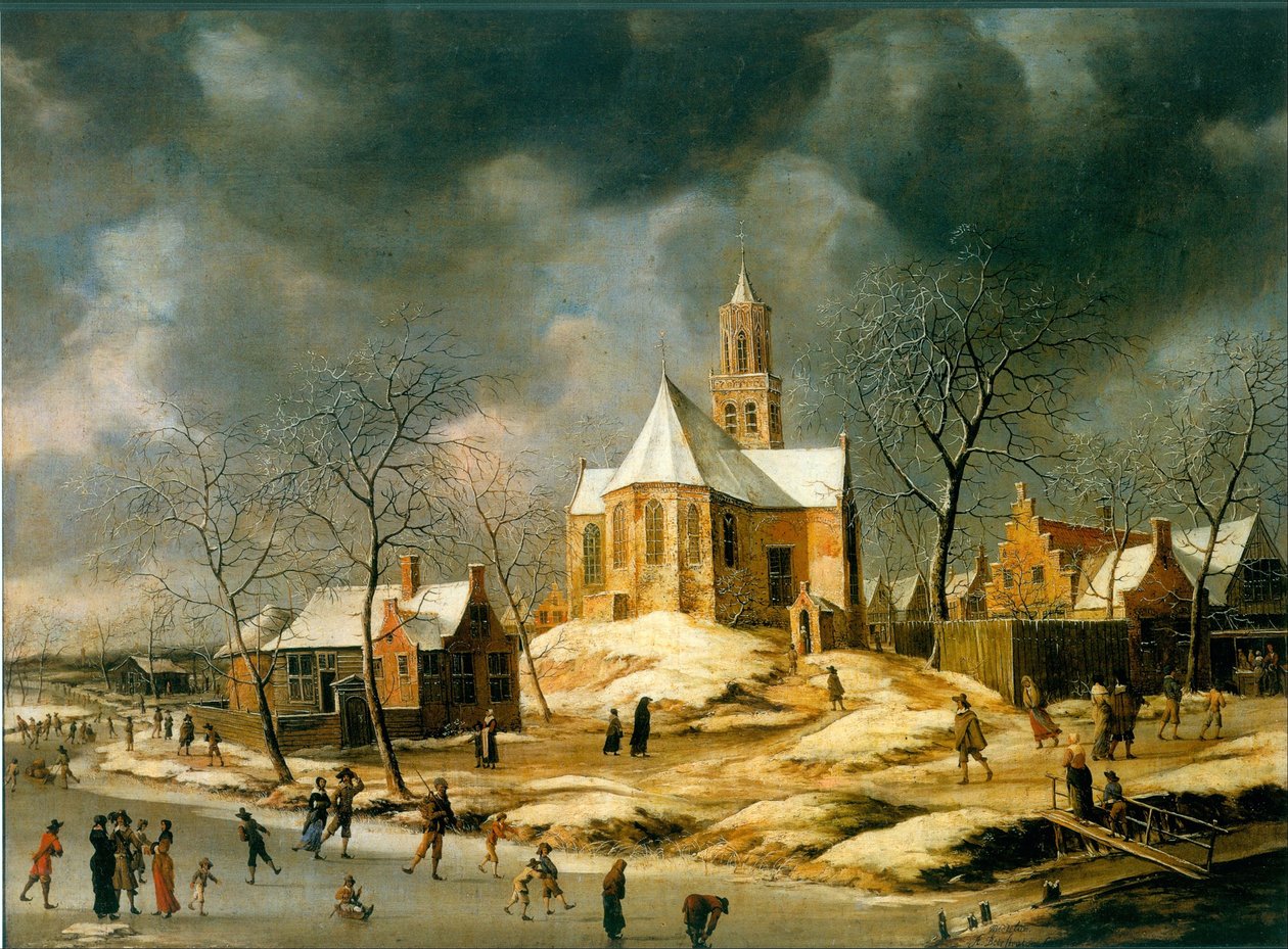 Vesnice Midlum od Abraham Beerstraaten