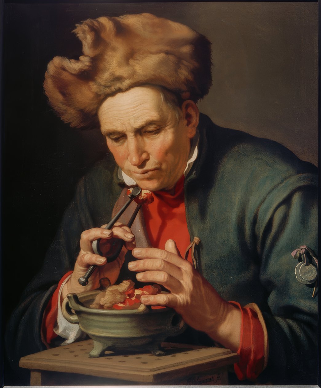 Alegorie zimy od Abraham Bloemaert