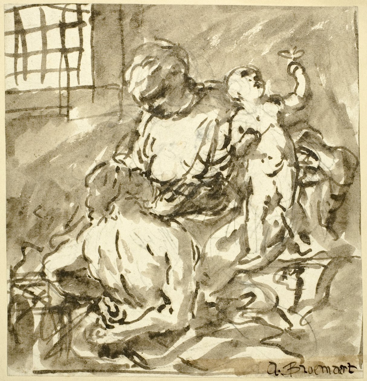 Caritas Romana od Abraham Bloemaert