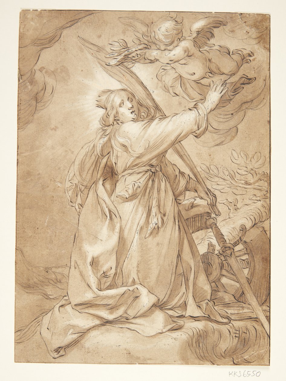 Catharina jako mučednice od Abraham Bloemaert