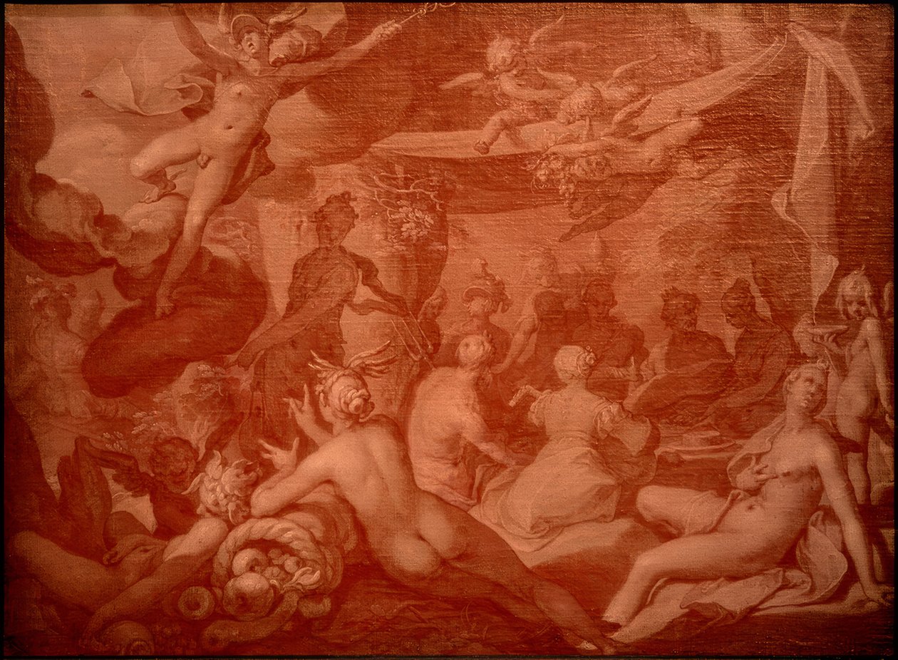 Svátek bohů od Abraham Bloemaert