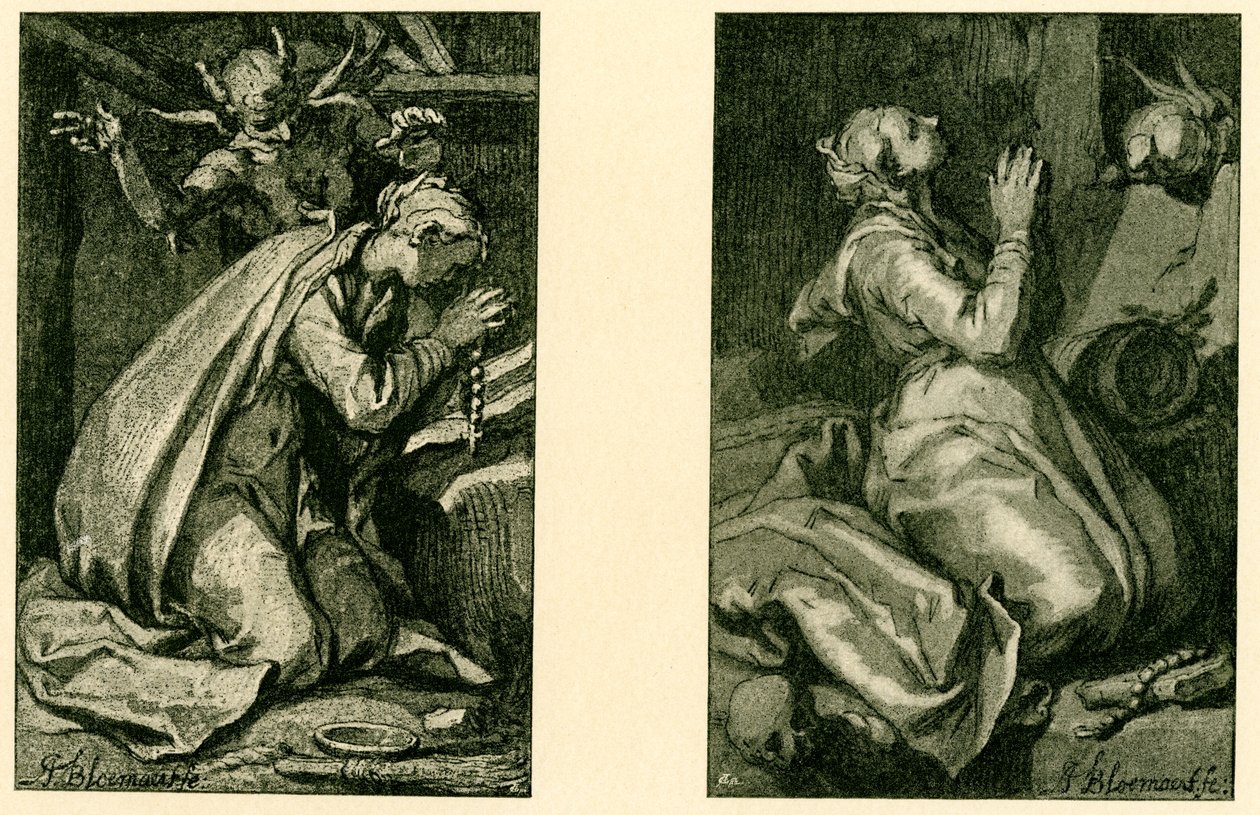 Svatí kajícníci od Abraham Bloemaert