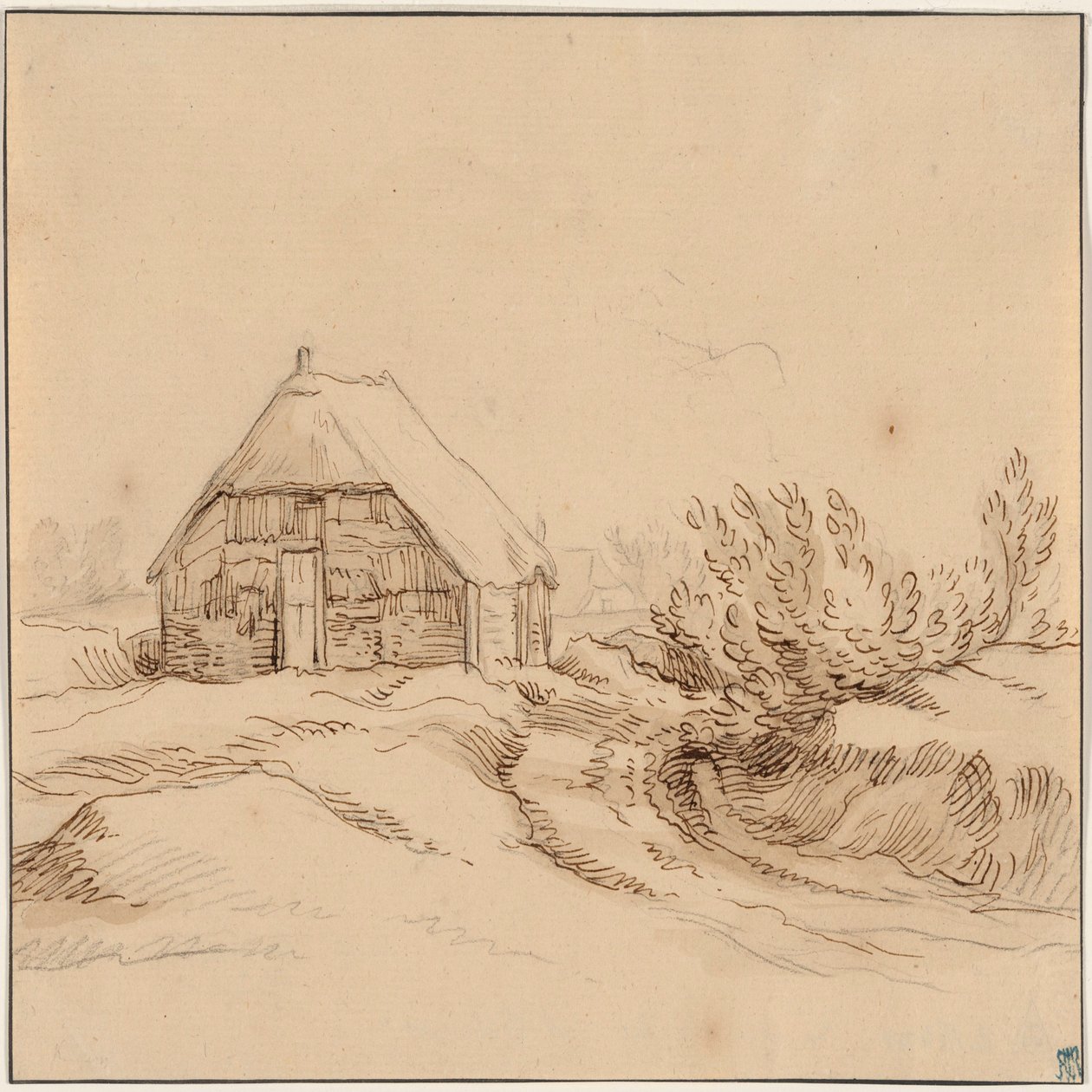 Krajina s usedlostí od Abraham Bloemaert