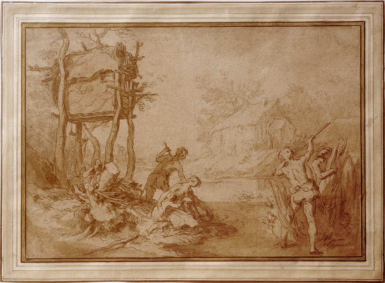 Latona a lykijští rolníci od Abraham Bloemaert