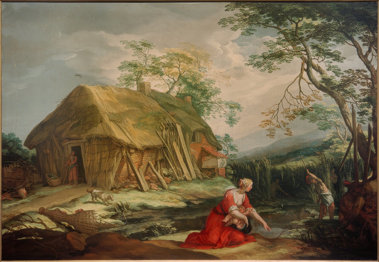 Latona a lýkijští rolníci od Abraham Bloemaert