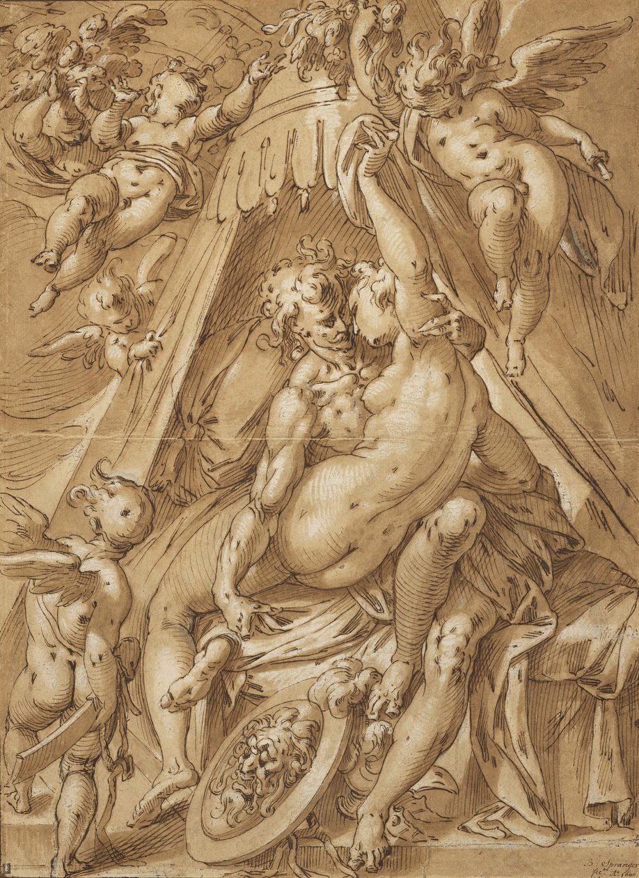 Mars a Venuše od Abraham Bloemaert
