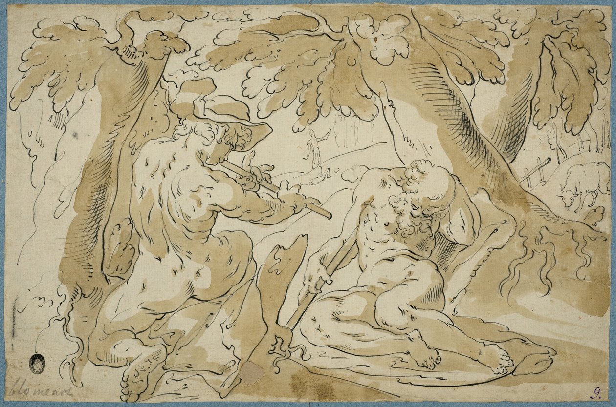 Merkur a Argus od Abraham Bloemaert