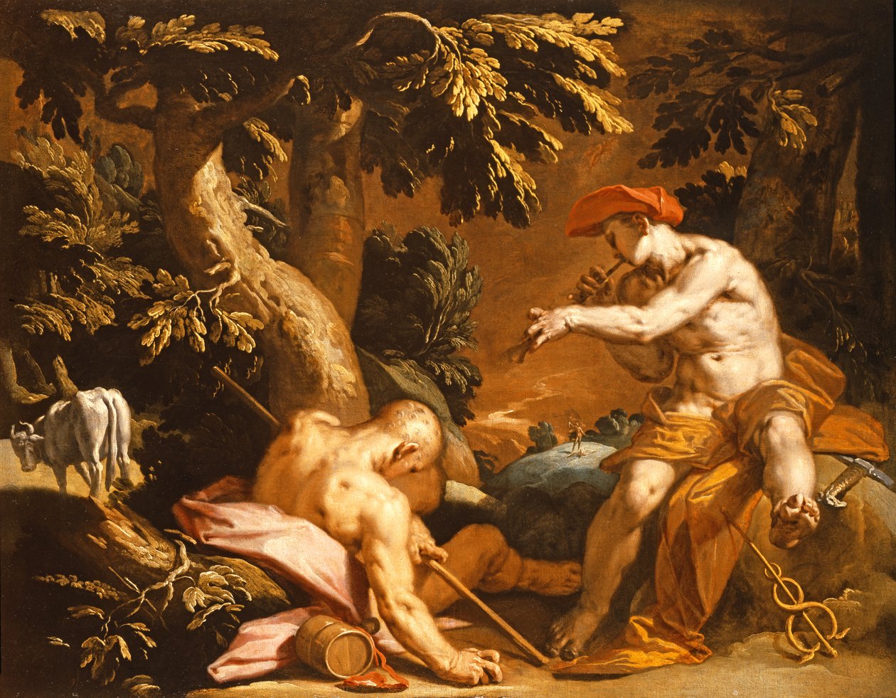 Merkur a Argus od Abraham Bloemaert