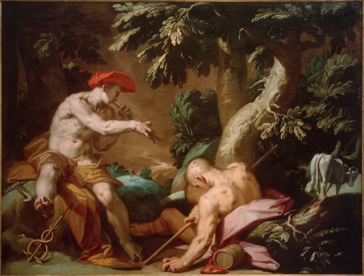 Merkur, Argus a Io od Abraham Bloemaert