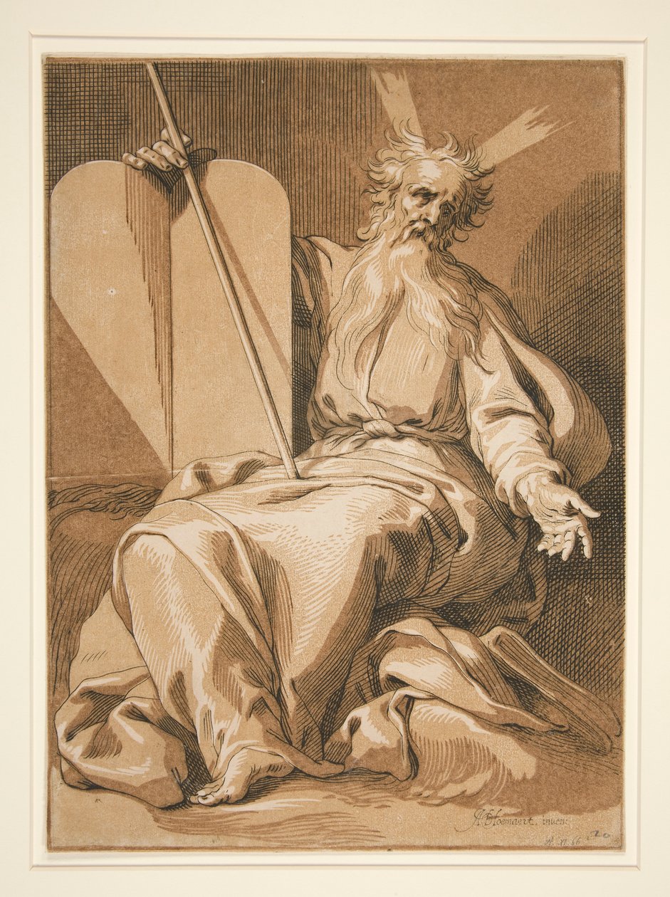 Mojžíš od Abraham Bloemaert