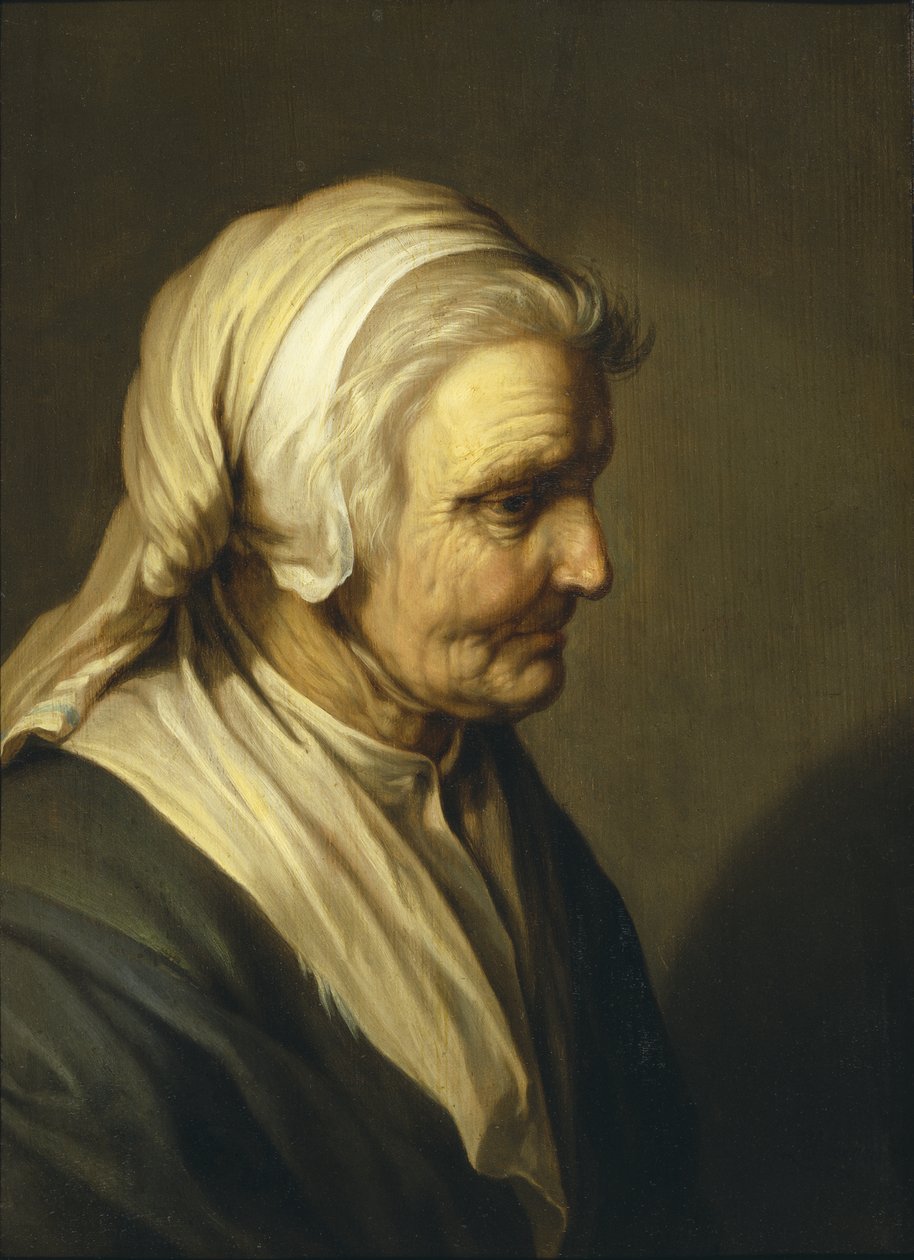 Stará žena, 1635 od Abraham Bloemaert