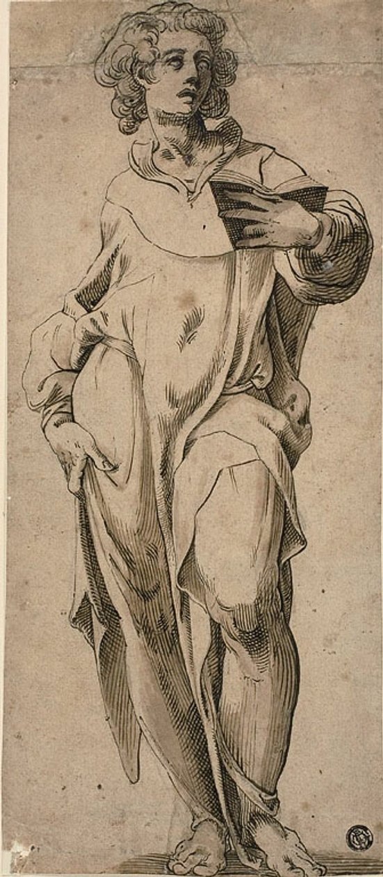 Svatý Jan Evangelista od Abraham Bloemaert