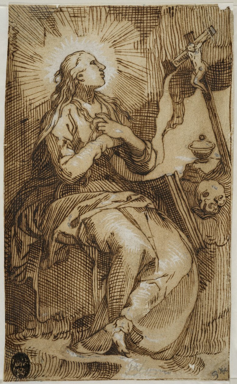 Svatá Marie Magdaléna od Abraham Bloemaert