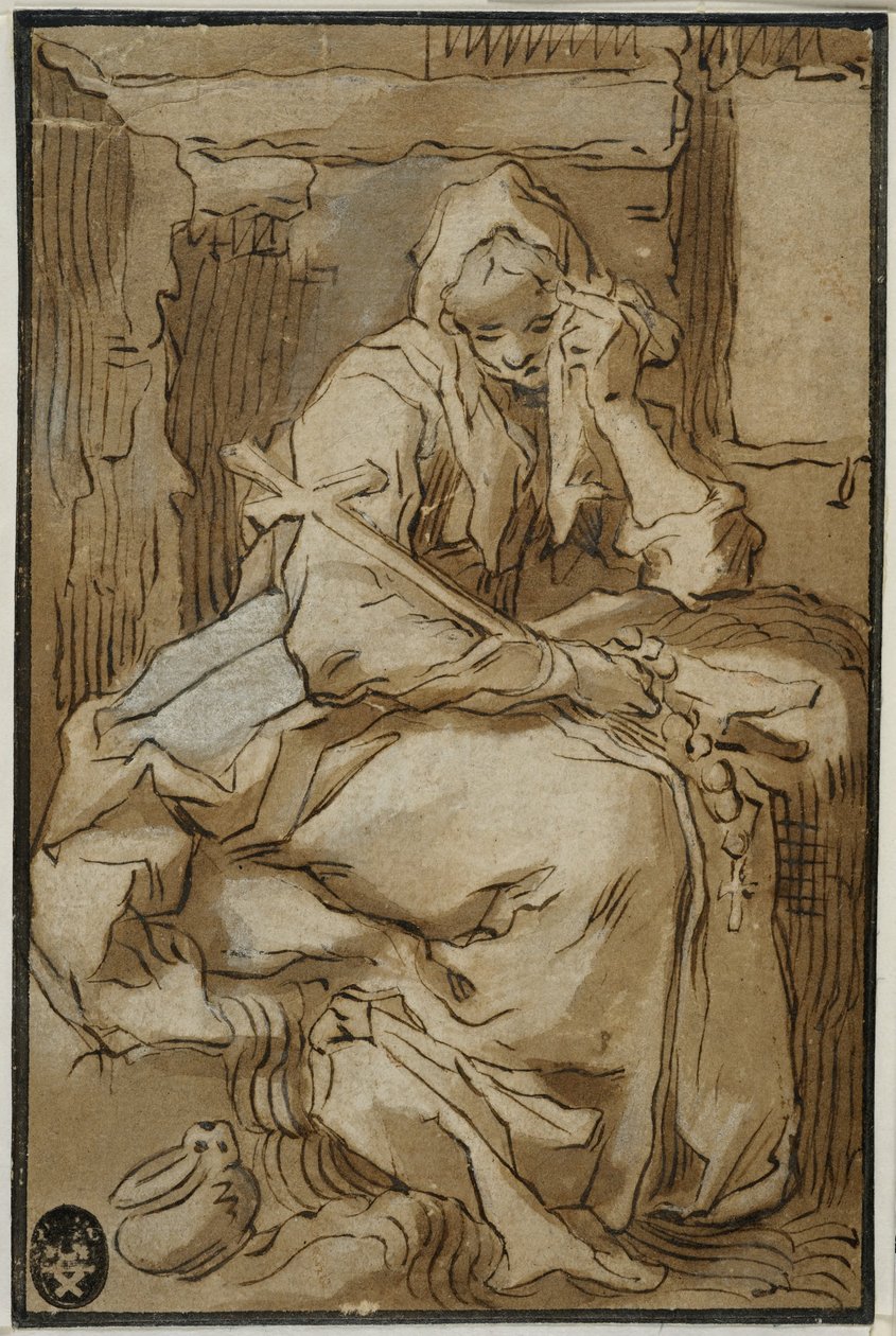 Svatá Thais od Abraham Bloemaert