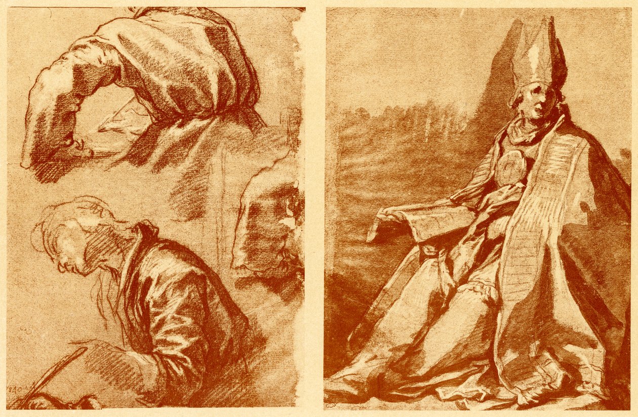Čtyři evangelisté a sv. Ambrož od Abraham Bloemaert