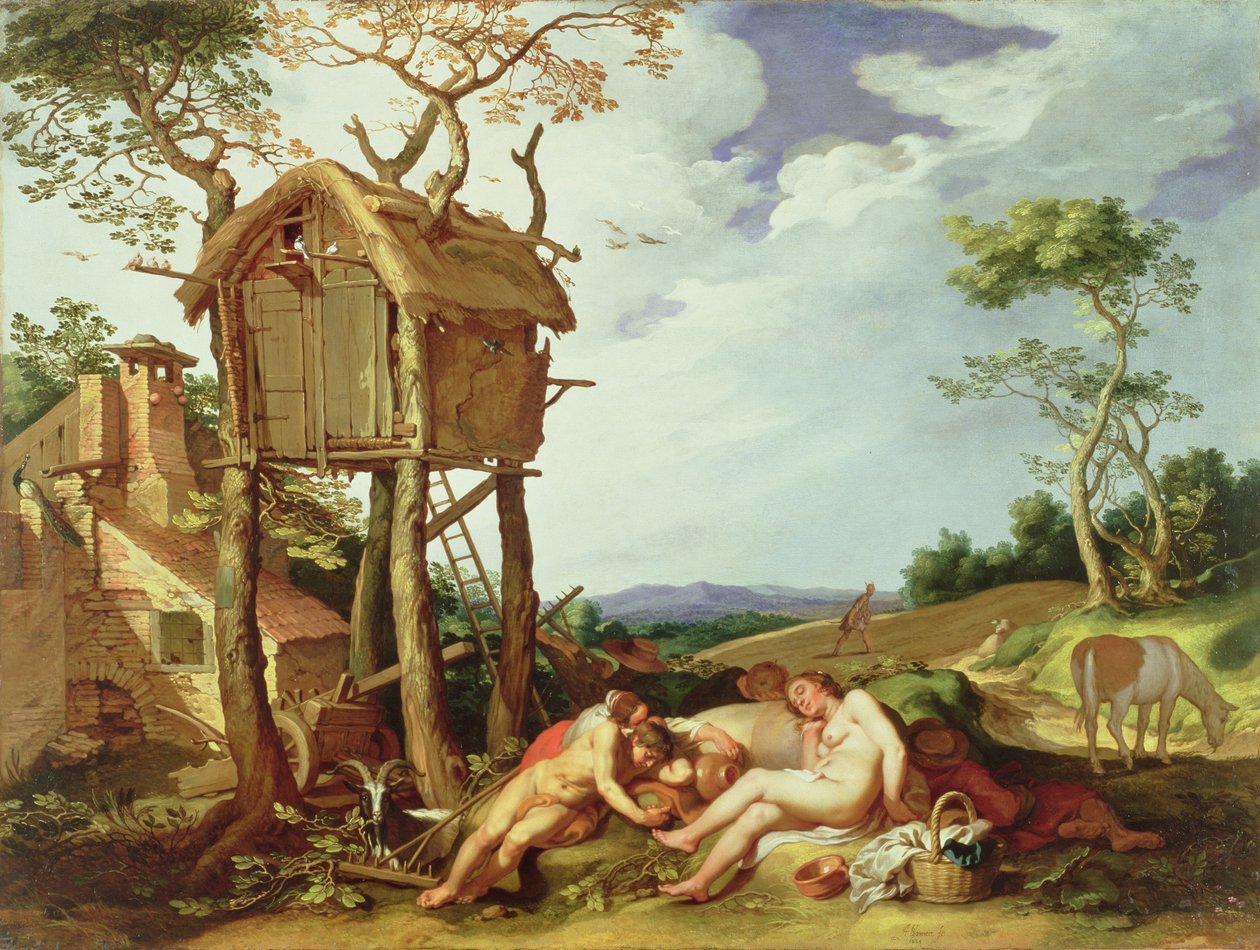 Podobenství o pšenici a koukolu od Abraham Bloemaert