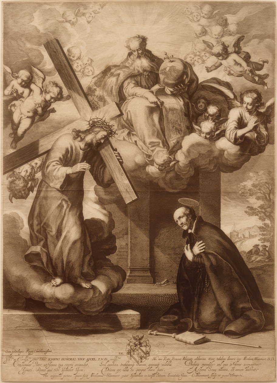 Vize Ignáce z Loyoly v La Storta od Abraham Bloemaert