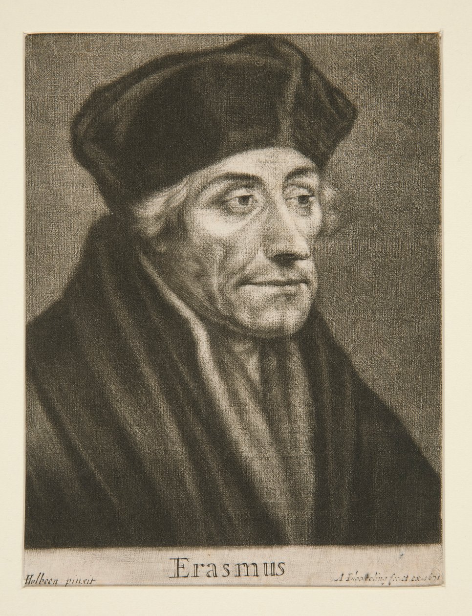 Erasmus Rotterdamský od Abraham Blooteling