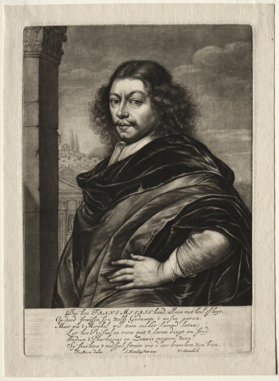 Frans van Mieris I od Abraham Blooteling