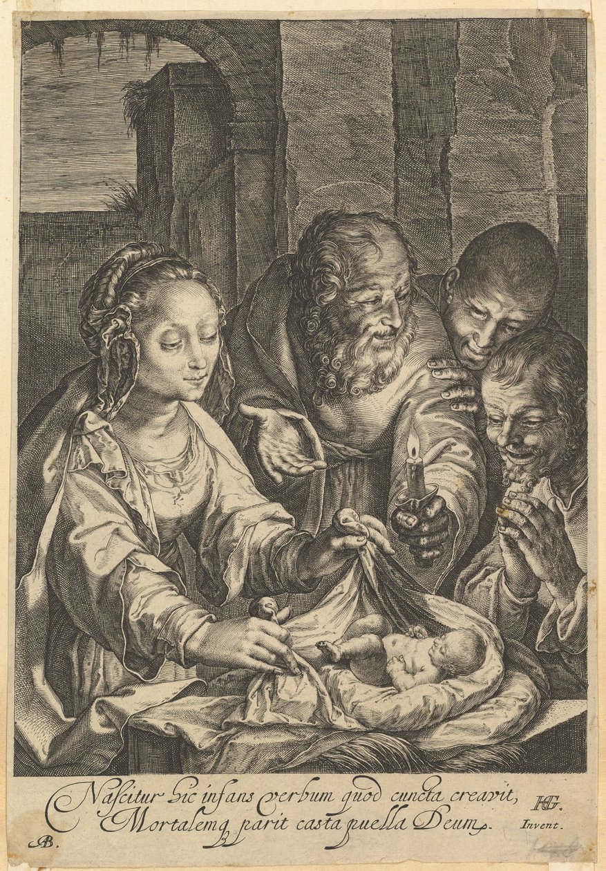 Klanění pastýřů po roce 1650. od Abraham Blooteling