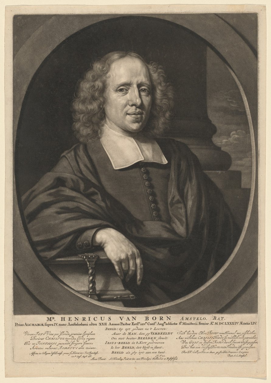 pan. Henricus z Bornu od Abraham Blooteling, after Nicolaes Maes