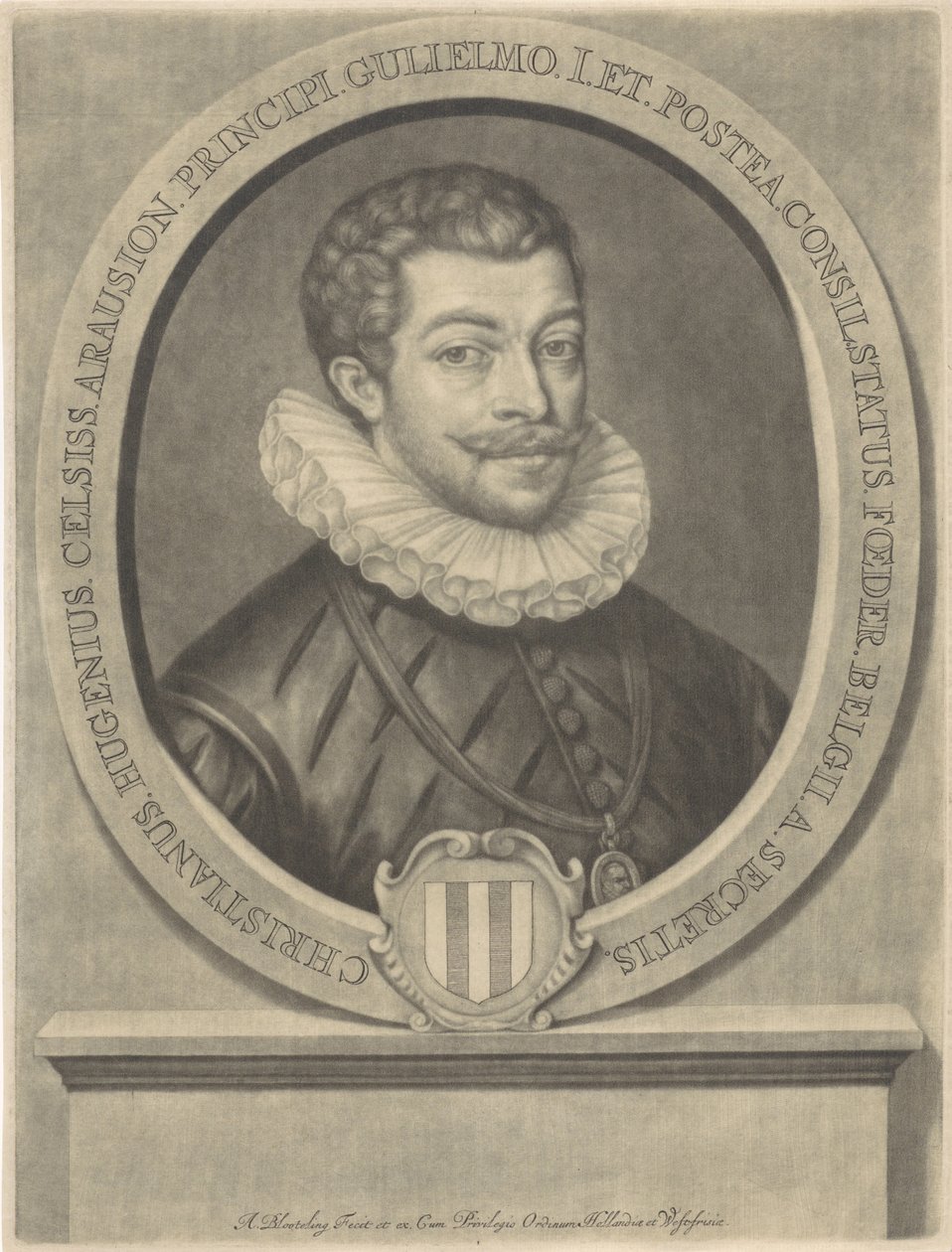 Portrét Christiana Huygense od Abraham Bloteling