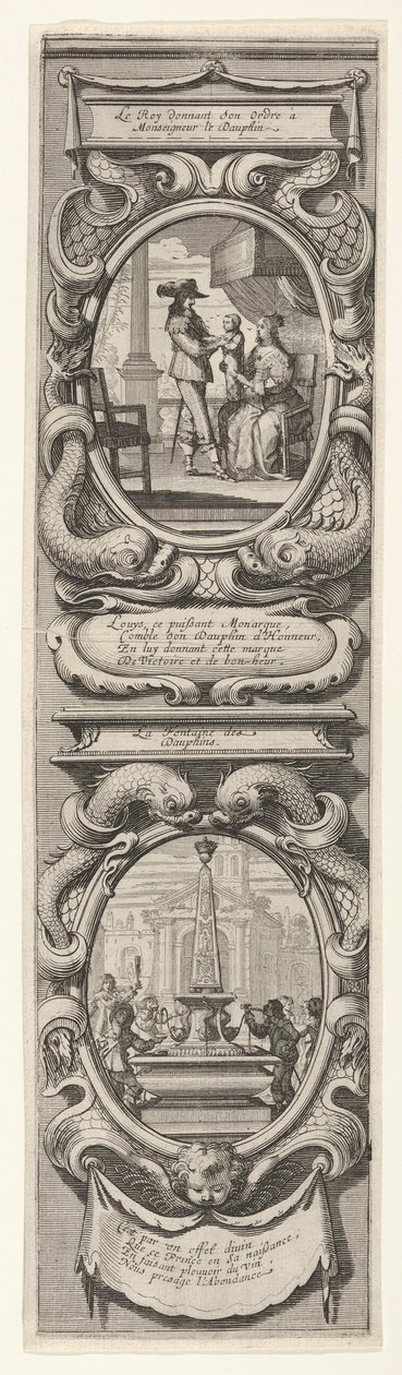 Alegorie na počest narození dauphina, ca. 1638. od Abraham Bosse