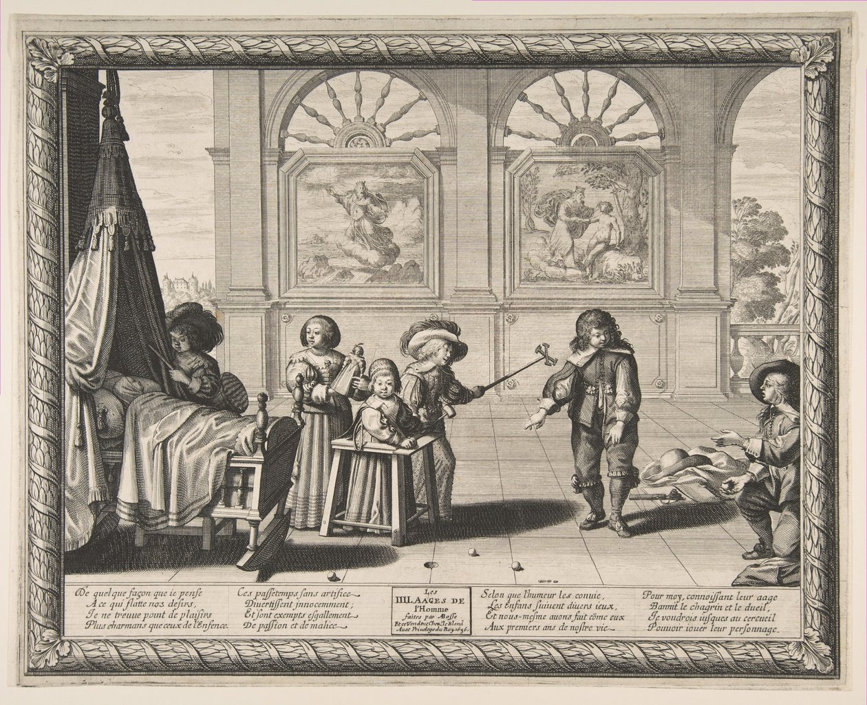 Dětství, 1636. od Abraham Bosse