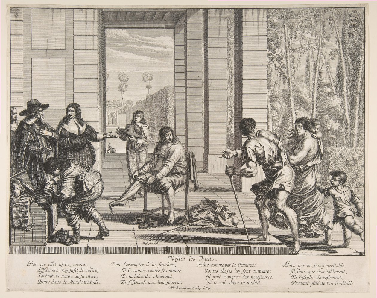 Oděvní žebráci, 1635. od Abraham Bosse