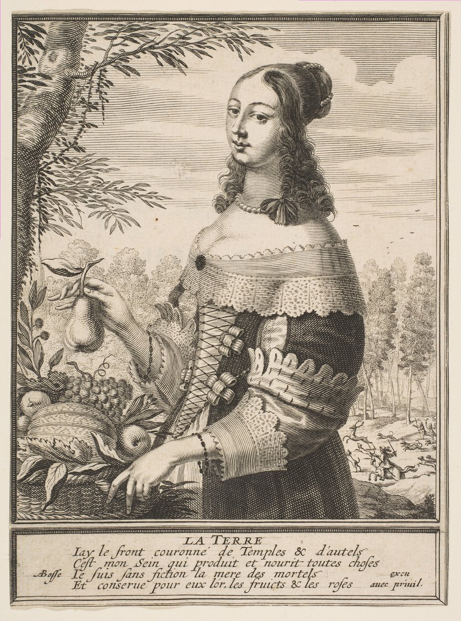 Země, 1630. od Abraham Bosse