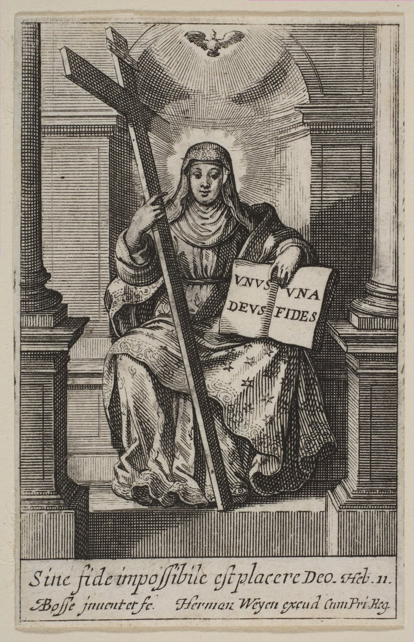 Víra, 1636. od Abraham Bosse