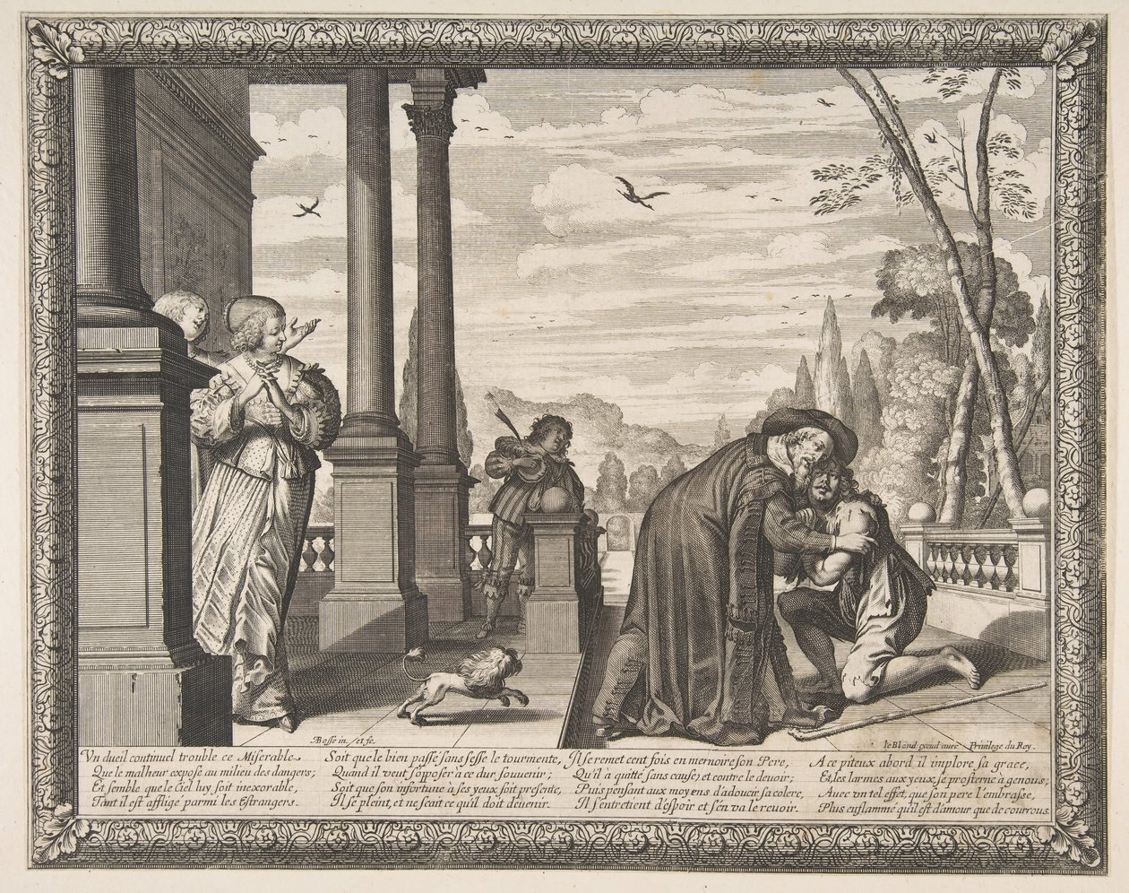 Návrat marnotratného syna, ca. 1636. od Abraham Bosse