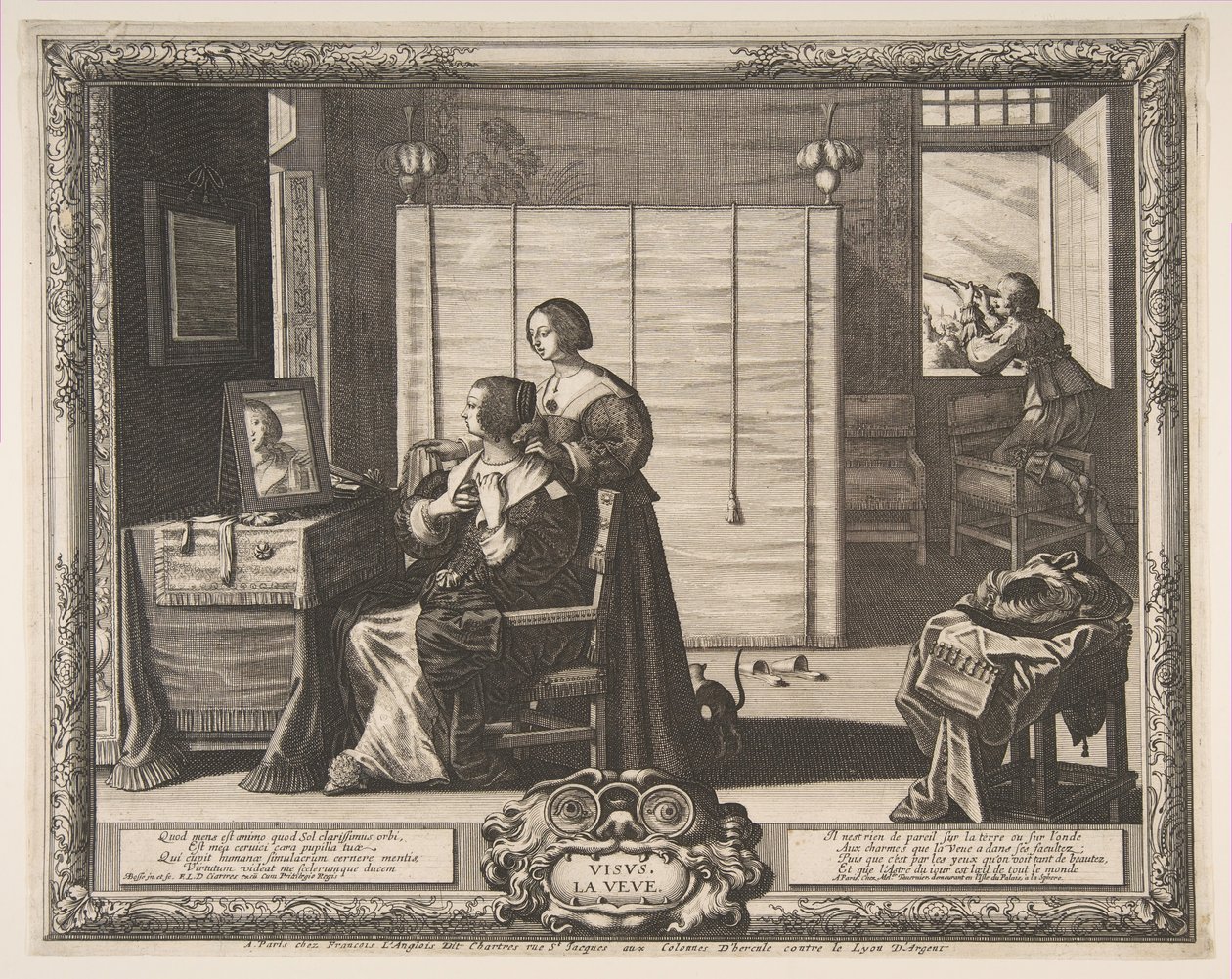 Pohled, 1635-38. od Abraham Bosse