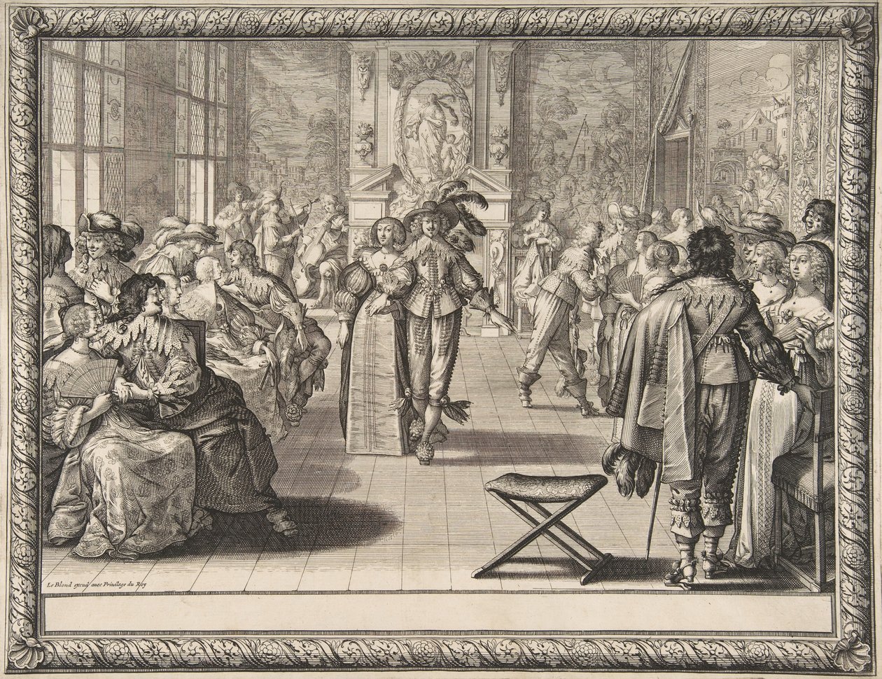 The Ball, ca. 1634. od Abraham Bosse