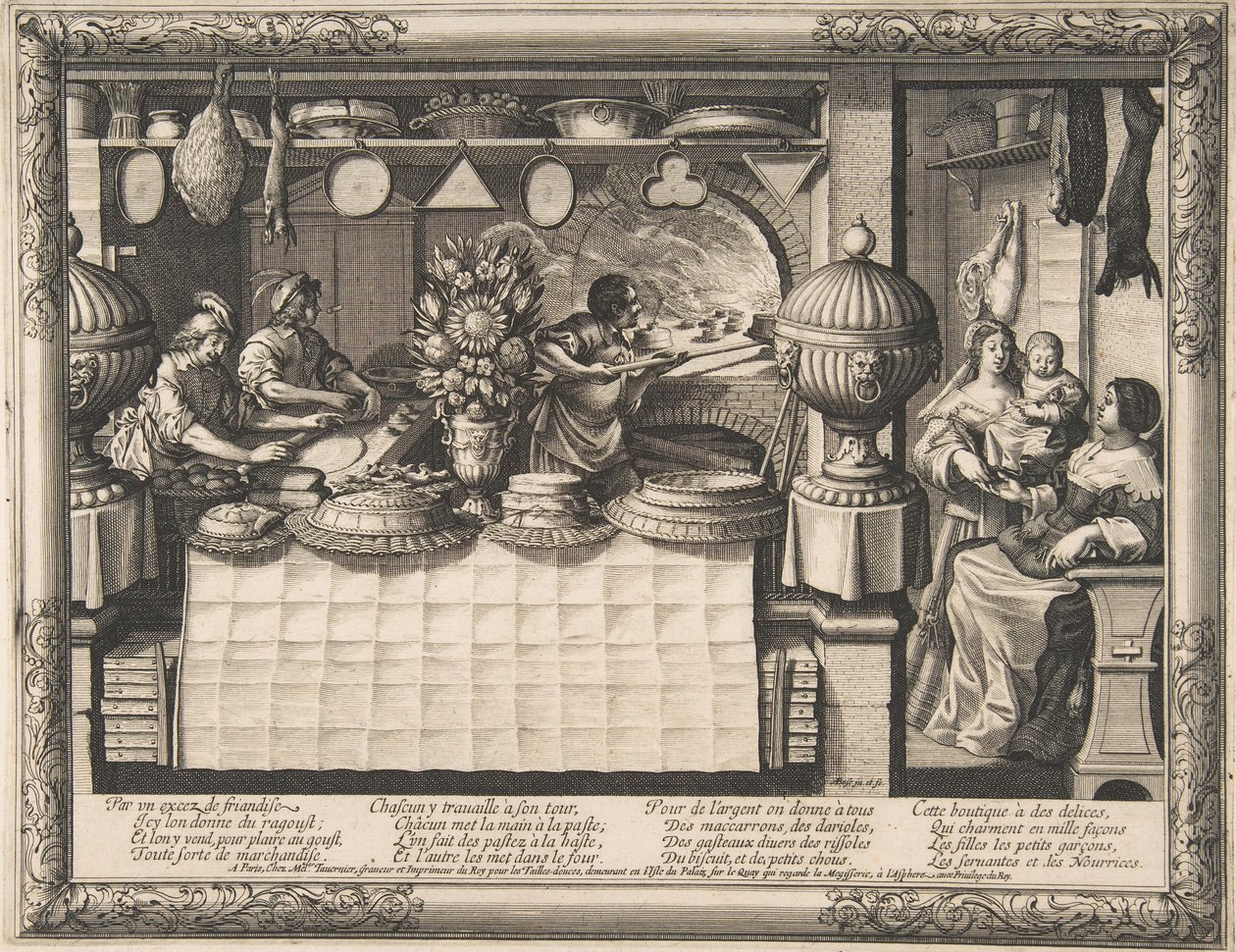 Cukrář, 1632-35. od Abraham Bosse