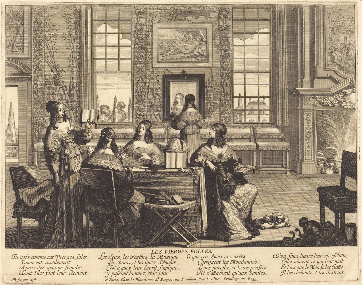 Pošetilé panny plýtvají časem od Abraham Bosse