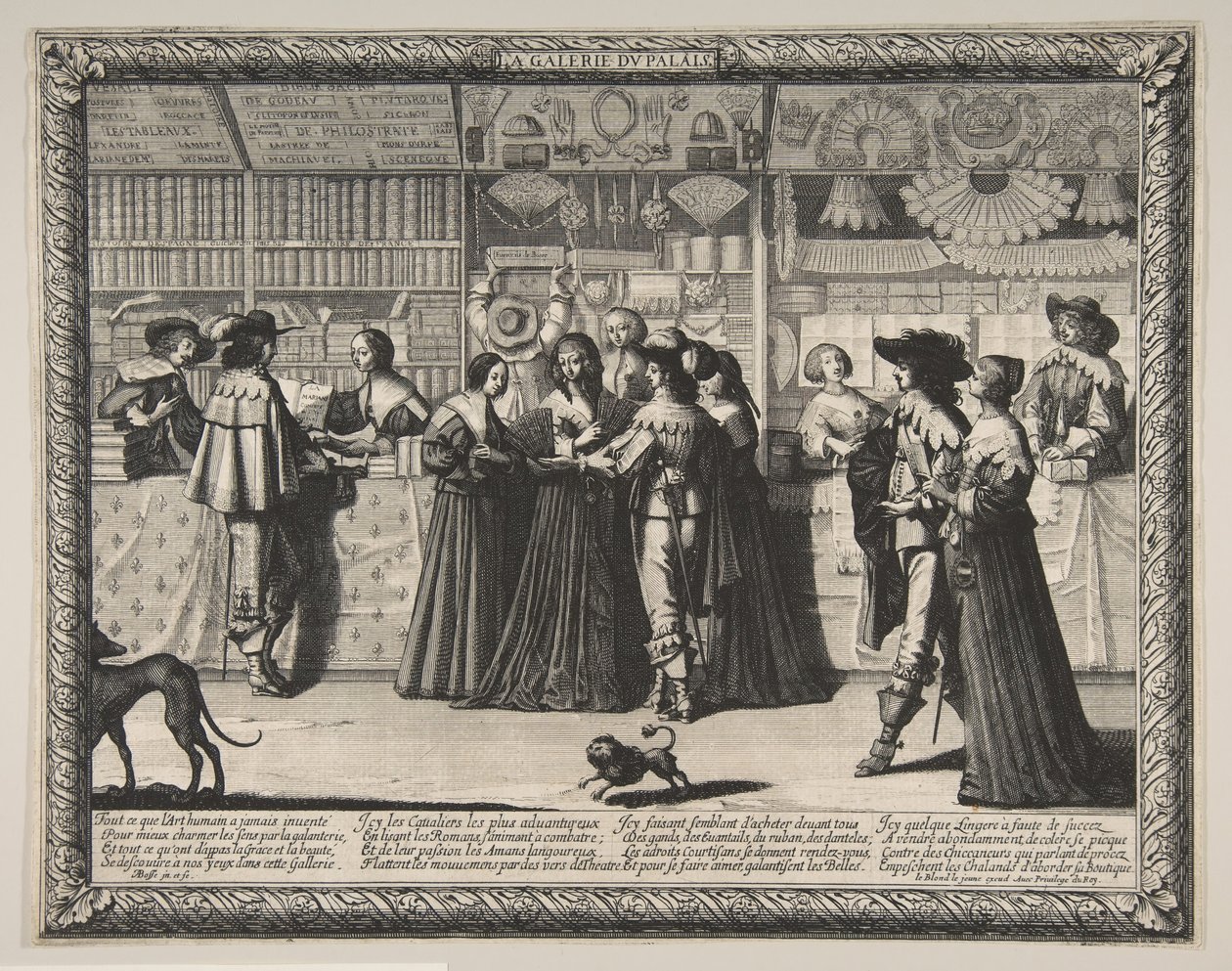 Galerie Justičního paláce, ca. 1638. od Abraham Bosse
