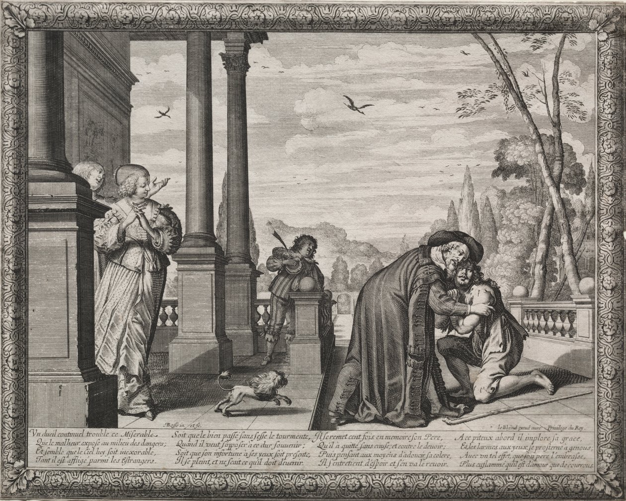 Marnotratný syn: Návrat marnotratníka od Abraham Bosse
