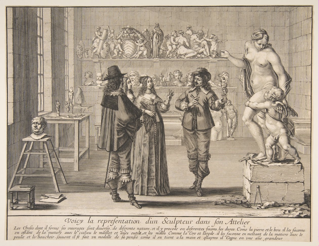 Sochař, 1642. od Abraham Bosse