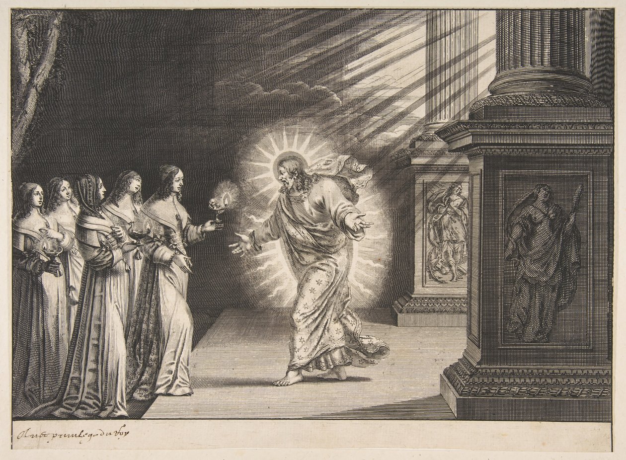 Moudré Panny před Kristem, ca. 1635. od Abraham Bosse