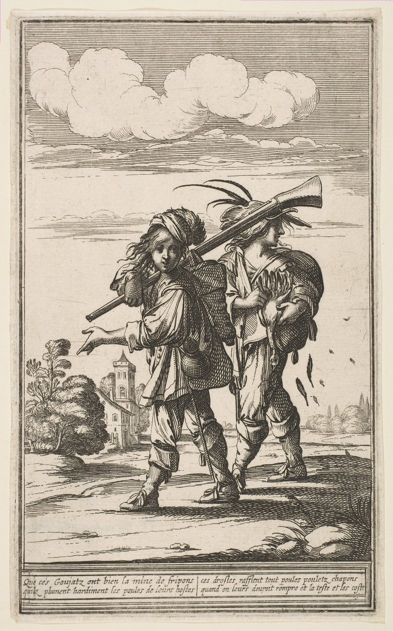 Dva Marauders, polovina až konec 17. století. od Abraham Bosse