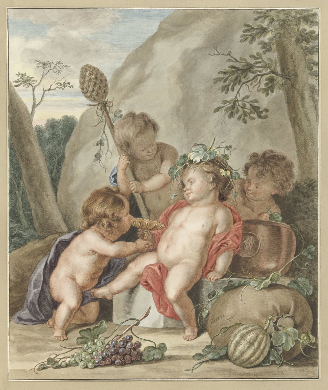 Dětský Bacchanal od Abraham Delfos