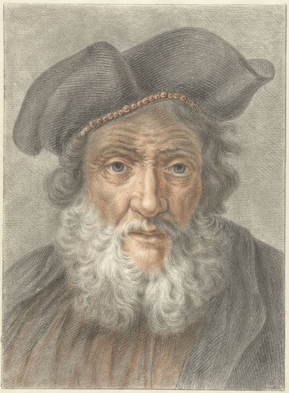 Starý muž s kloboukem od Abraham Delfos