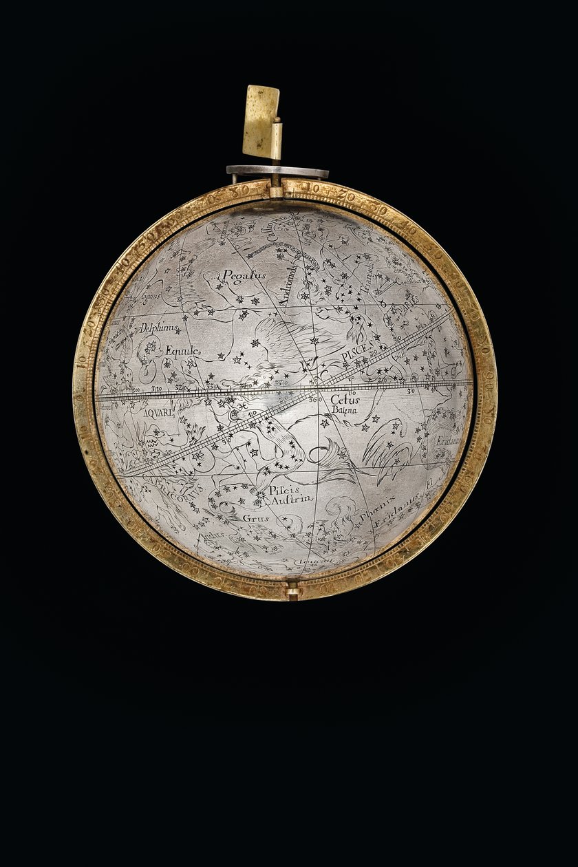 Dva výjimečné pozemské a nebeské glóby, podporované Herculesem a Atlasem, Augsburg, 1697-99 od Abraham Drentwett