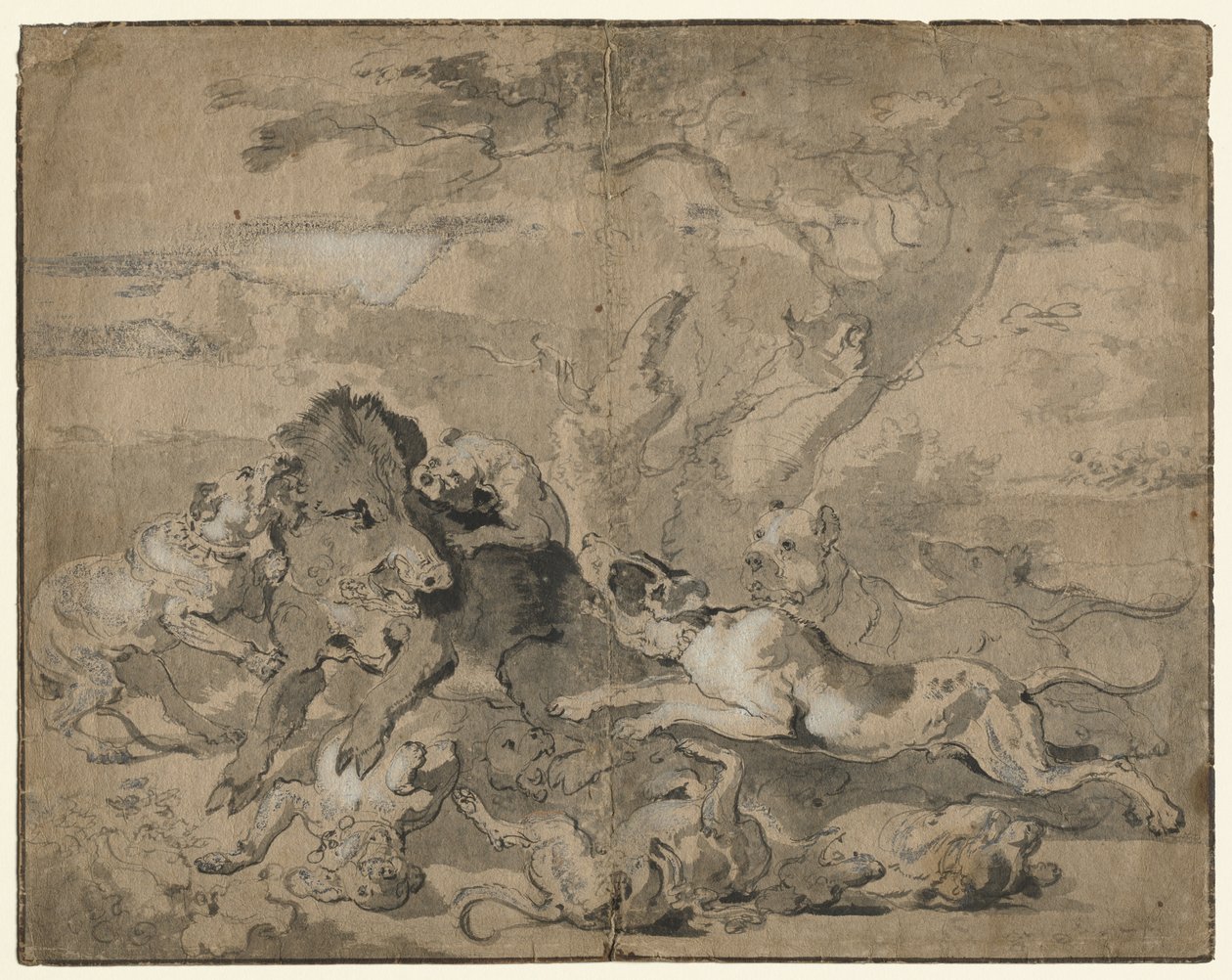 Hon na kance od Abraham Hondius